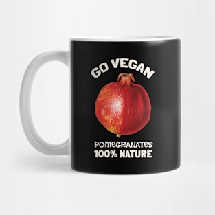 Go Vegan Pomegranates Mug